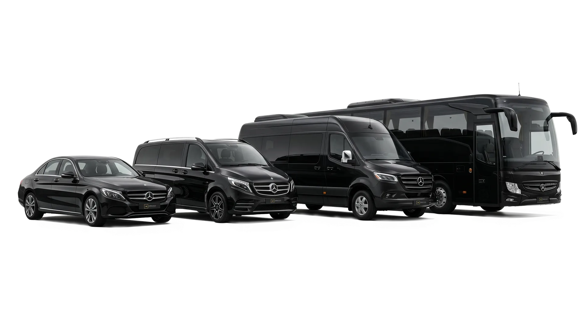LuxMotion-Flotte: Limousine, V-Klasse, Sprinter und Minibus